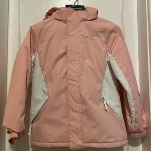 Mountain Warehouse Kids Pink and White Ski Jacket